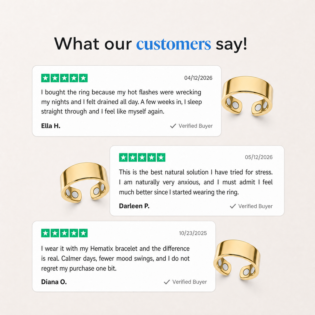 What our customers say about the Hematix gold ring