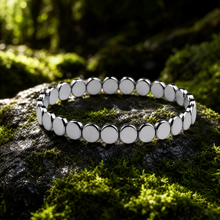 HEMATIX bracelet on mossy forest rock
