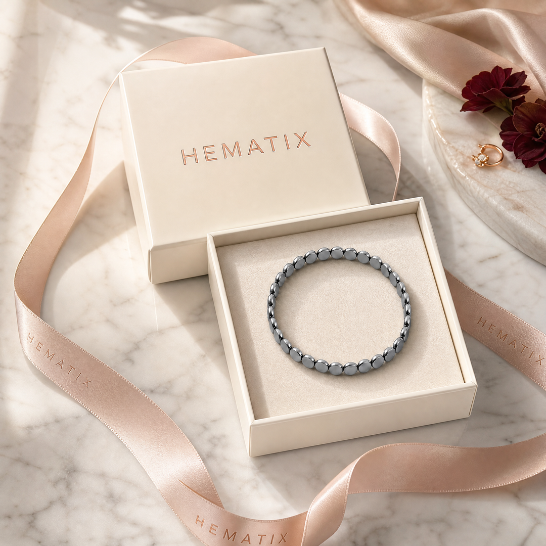 HEMATIX bracelet in its luxury gift box