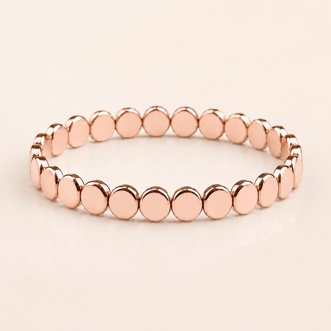 HEMATIX hematite bracelet for women - Rose Gold
