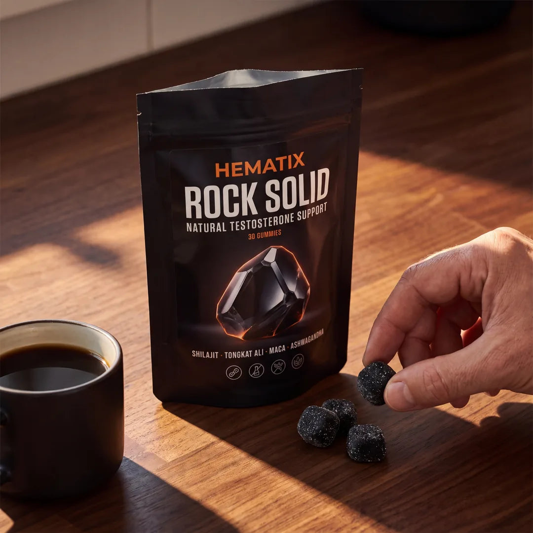COFFEE, A GUMMY OR TWO, DONE